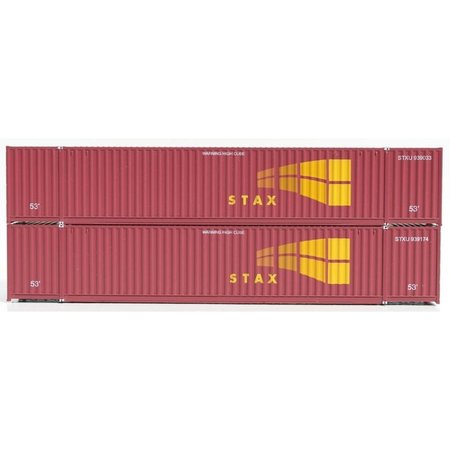 JACKSONVILLE TERMINAL 53 ft. N STAX High Cube Container - Pack of 2 JTC535004